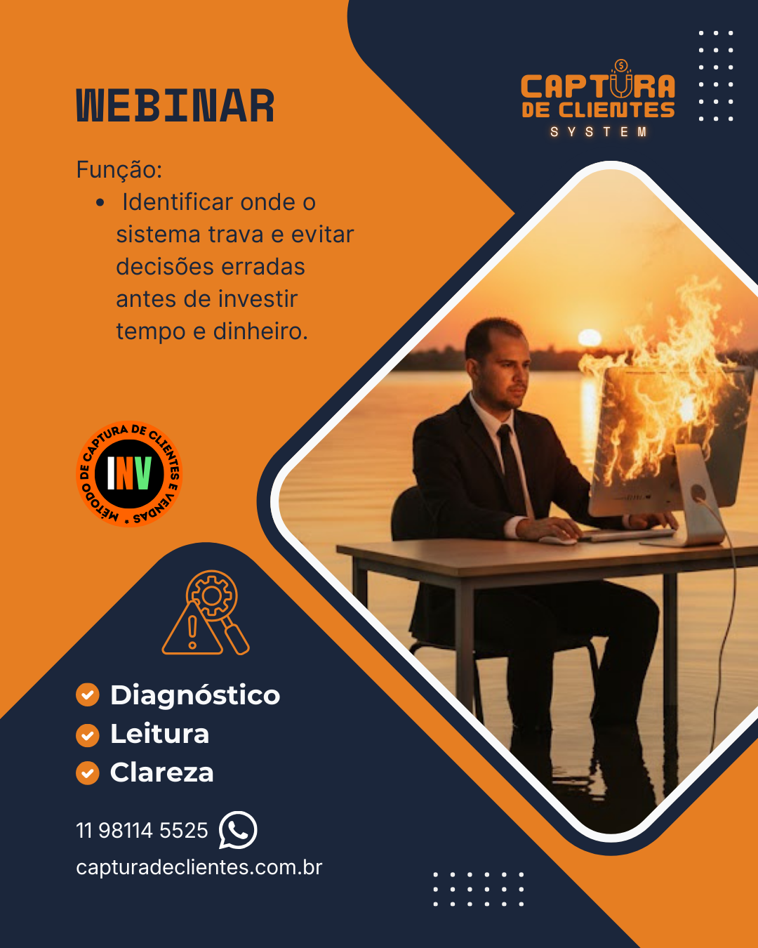 webinar captura de clientes e vendas online