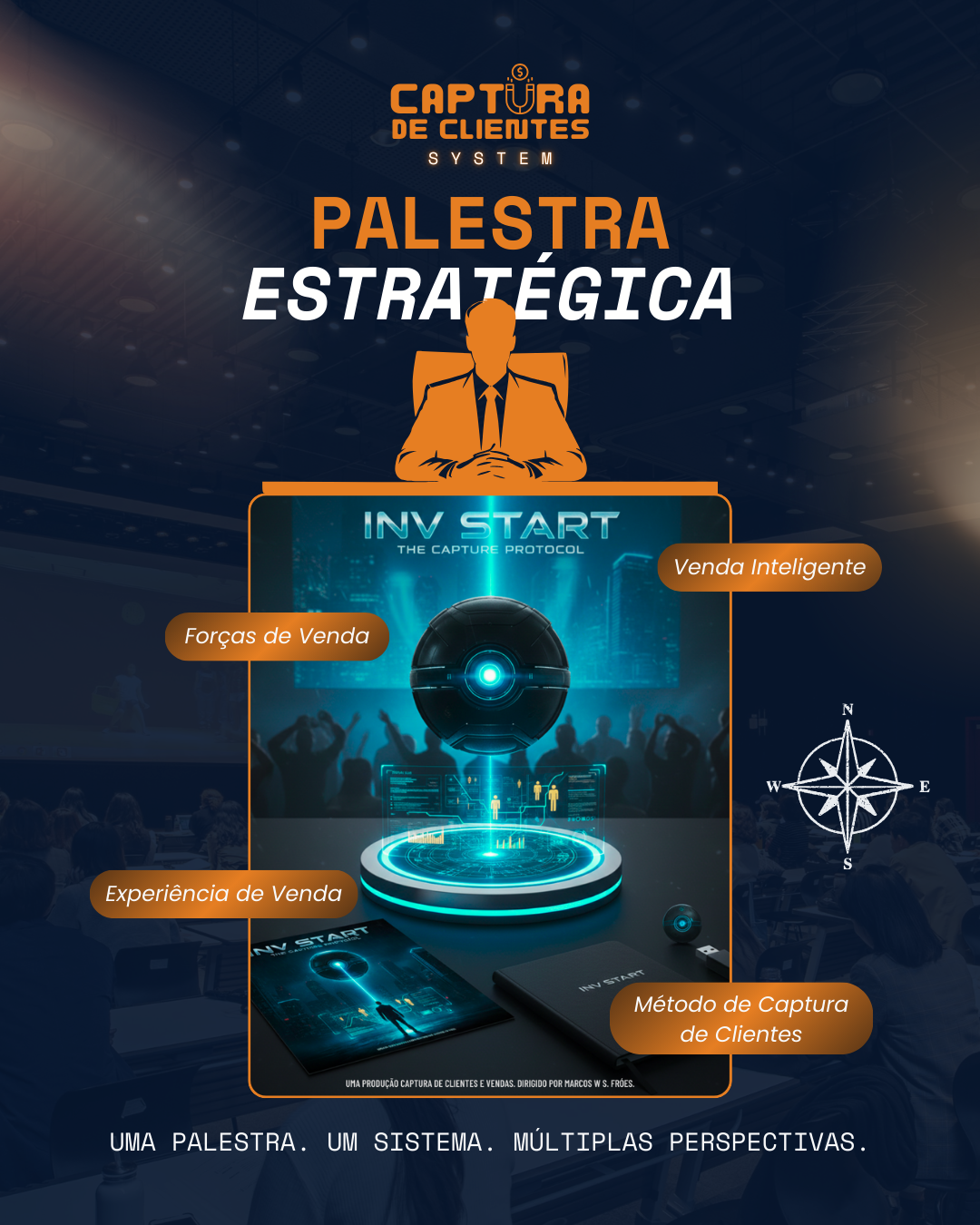 palestra captura de clientes e vendas